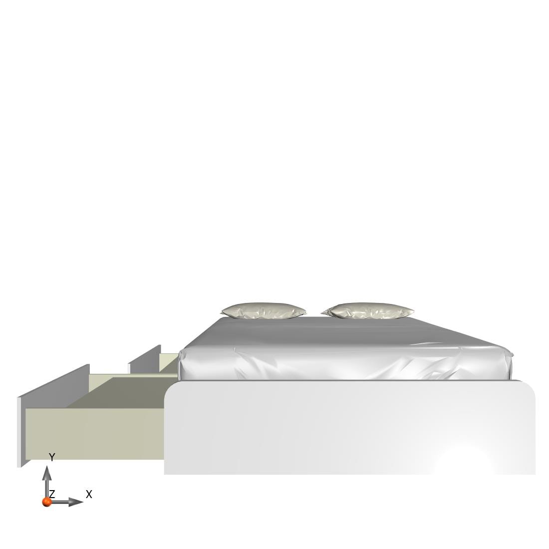 BPKADHY Letto 160 x 200 cm Capitonné Beige, telaio letto con cassetti, letto imbottito in lino, letto matrimoniale con ripostiglio letto per adulti, comodo letto matrimoniale (Beige-Lino, 160 x 200